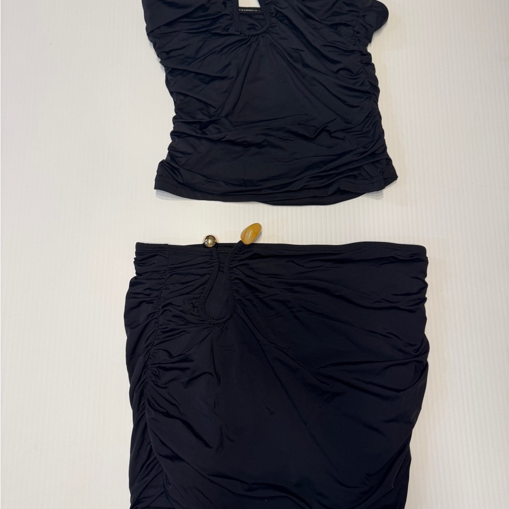Edikted mini skirt and tube top set